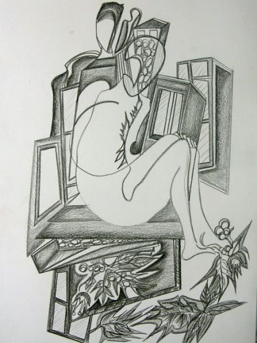 Bernard PEYROLES dessins pastel imaginaire