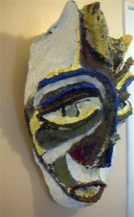 bernard peyroles masque en papier maché