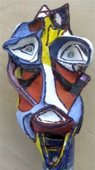 Masques de Bernard PEYROLES : visage ou masque?