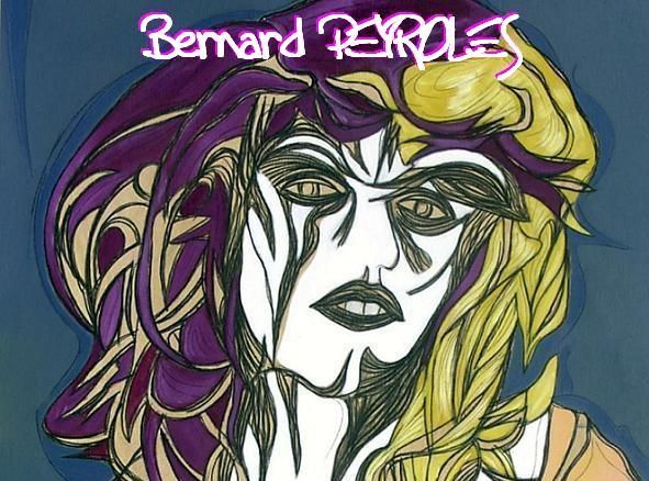 PEYROLES Bernard peinture écriture